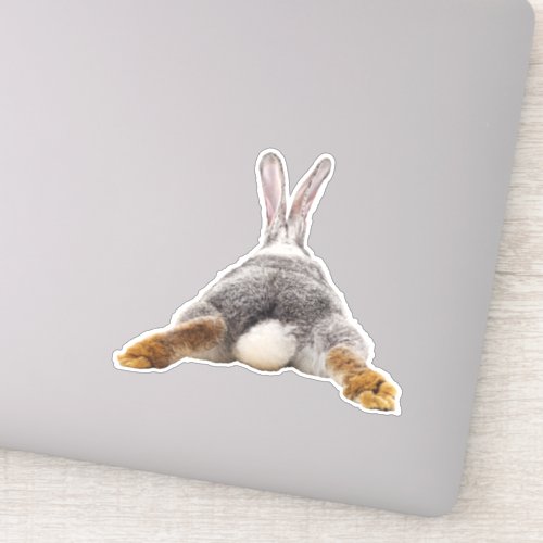 Adorable Bunny Rabbit Butt Tail Sticker