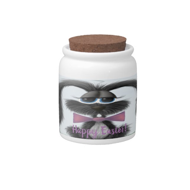 Adorable Bunny Rabbit Candy Jar (Front)