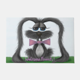Adorable Bunny Rabbit Doormat