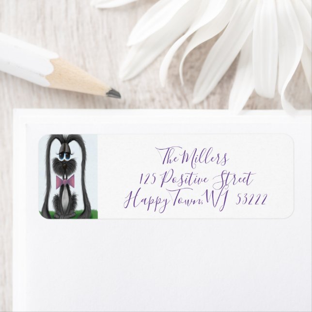 Adorable Bunny Rabbit Label (Insitu)