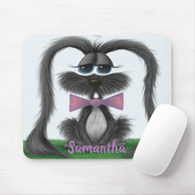 Adorable Bunny Rabbit Mouse Pad (With Mouse)