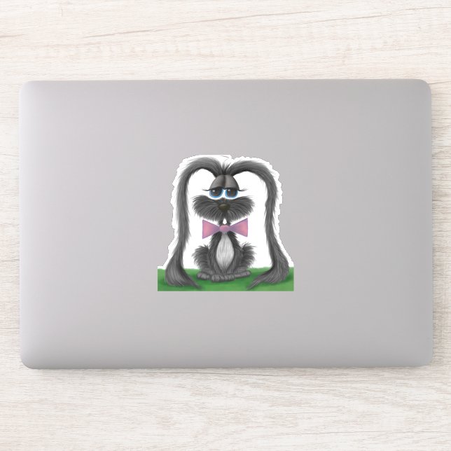 Adorable Bunny Rabbit Sticker (Computer)