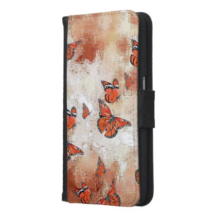 Adorable Butterflies, terra Wallet Phone Case For Samsung Galaxy S6