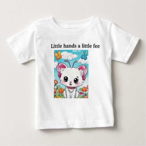  Adorable Butterfly and Animal Print Baby T_Shirt
