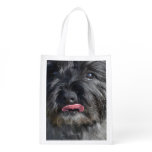 Adorable Cairn Terrier Grocery Bag