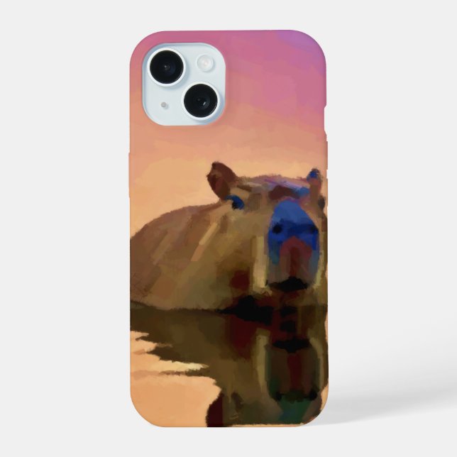 Adorable Capybara Iphone Case (Back)