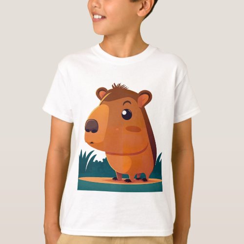 Adorable capybara  T_Shirt