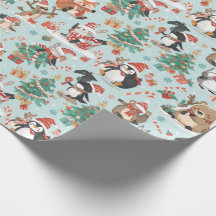 Adorable Cartoon Animals Christmas