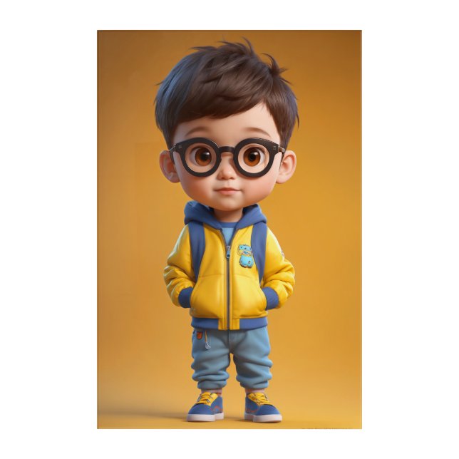 Adorable Cartoon Character Art (Front)