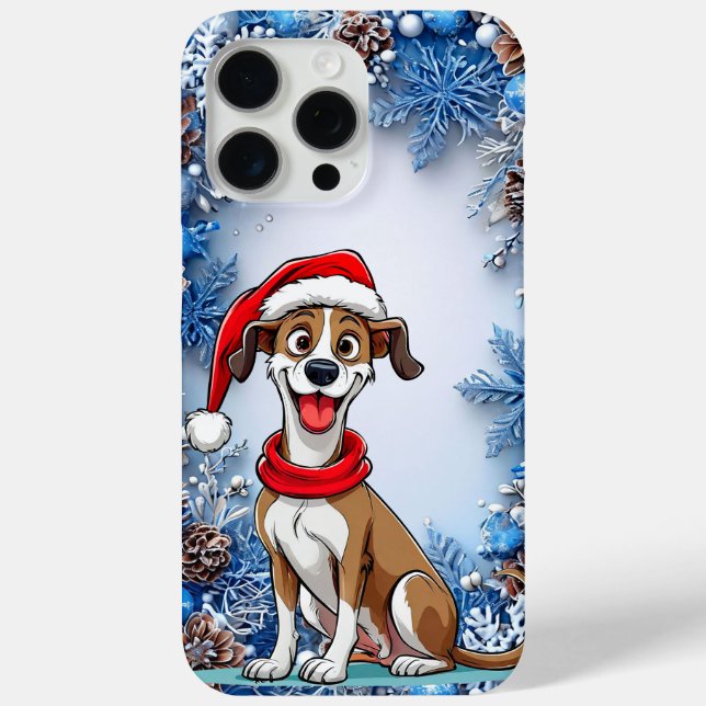🎄🐶 Adorable Cartoon Christmas Puppy Winter❄️✨🎁 Case-Mate iPhone Case (Back)