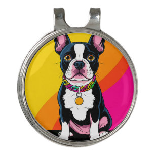Adorable Cartoon Dog Golf Hat Clip