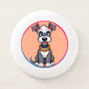 Adorable Cartoon Dog Smiling Cheerfully Wham-O Frisbee