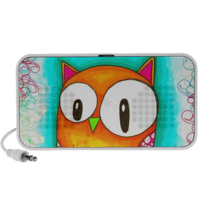 Adorable Cartoon Owl Speakers