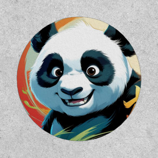 Adorable Cartoon Panda Patch