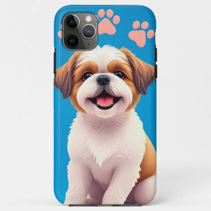 🐶✨ Adorable Cartoon Puppy Cute Playful Energy📱🧡 iPhone 11 Pro Max Case