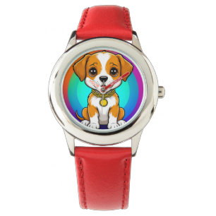 Adorable Cartoon Puppy Watch