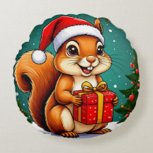 Adorable Cartoon Squirrel