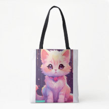 Adorable cat bag design