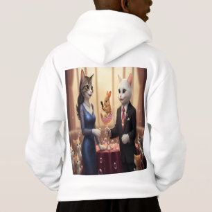 Adorable Cat Couple Gift - "My Purr-fect Present" Hoodie