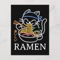 Adorable Cat Enjoying Savory Ramen Noodles Feast
