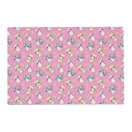 Adorable Cat Eyes Cloth Placemat