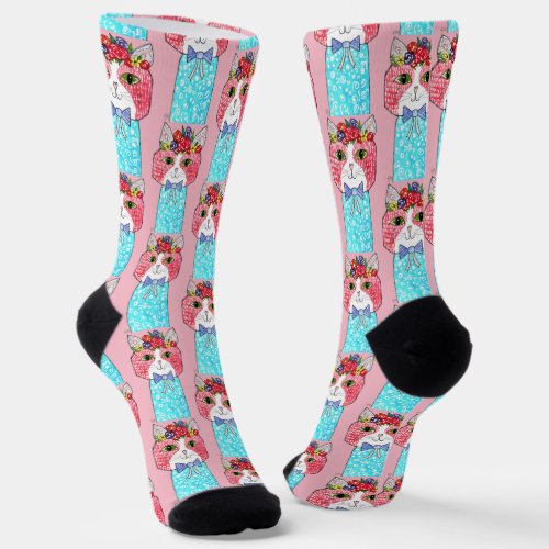 Adorable Cat Kitten Socks