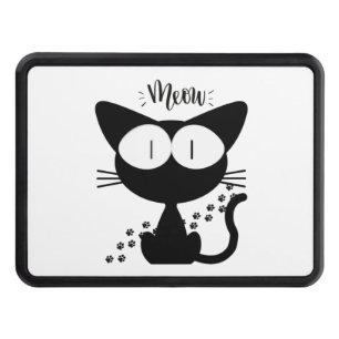 Adorable cat miaw lovers.  hitch cover