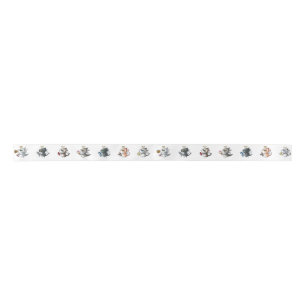 Adorable cat satin ribbon