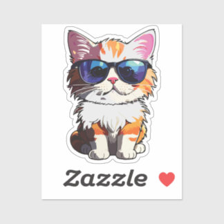 adorable cat sticker