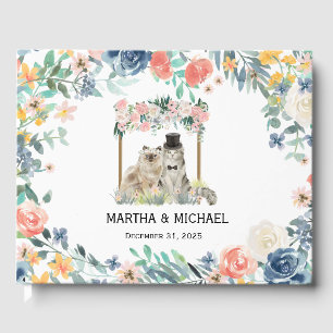 Adorable Cat Themed Wedding Guest Book