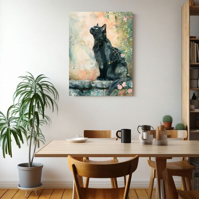 ADORABLE CAT WATERCOLOR ILLUSTRATION FOAM BOARD (Creator Uploaded)