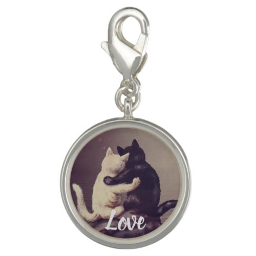 Adorable Cats in Love Painting Charm