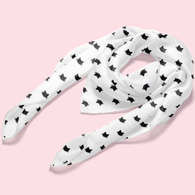 Adorable Cats Pattern Scarf (Creator Uploaded)