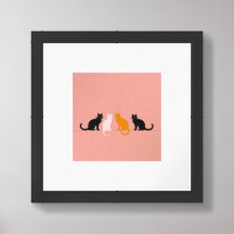 Adorable Cats Wall Art Print