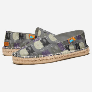 Adorable Cats with Spots Repeat Pattern Espadrilles