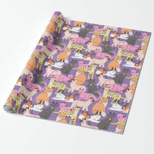 Adorable Cats Wrapping Paper