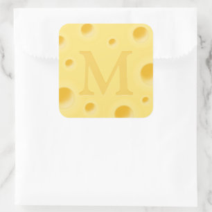 Adorable Cheese Fanciful Cheesy Monpgrammed Seal