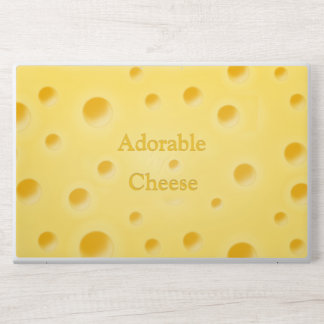 Adorable Cheese Holey Swiss Cheese Personalized HP Laptop Skin