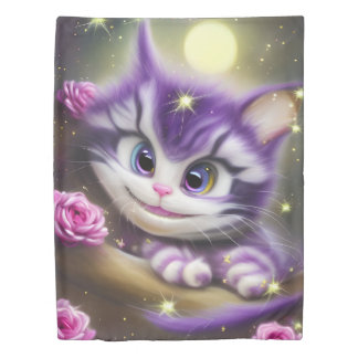 Adorable Cheshire Kitten Duvet Cover