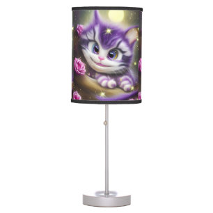 Adorable Cheshire Kitten Table Lamp