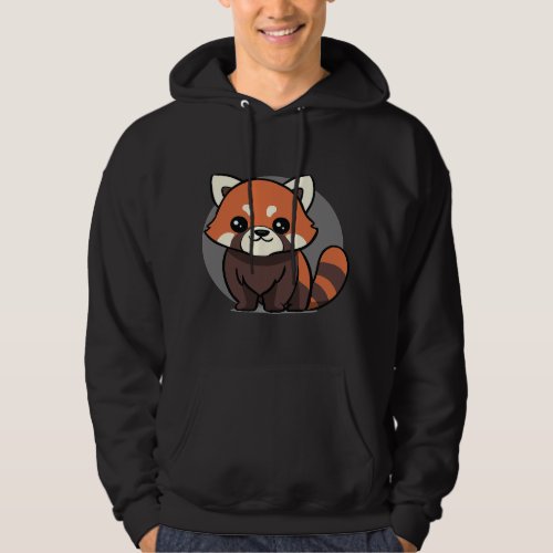 Adorable Chibi Kawaii Baby Red Panda Lover 160 Hoodie