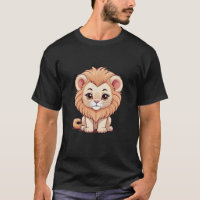 Adorable Chibi Lion Cute Anime Big-Eyed Lion