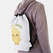 Adorable Chick Drawstring Bag.