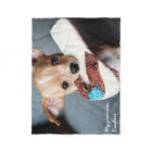 Adorable Chihuahua Fleece Blanket