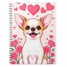 Adorable Chihuahua With Pink Hearts