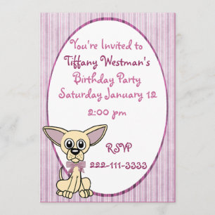 Adorable Childrens Birthday Invitation