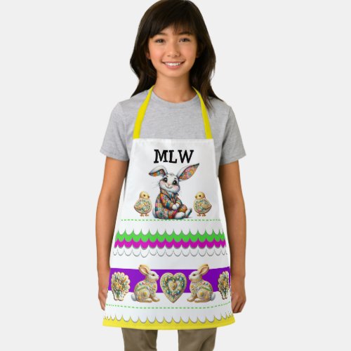 Adorable Childs Easter Apron