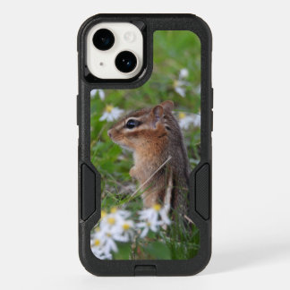 Adorable Chipmunk in flowers OtterBox iPhone 14 Case