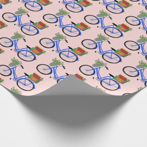 Adorable Christmas Bicycle Holiday Xmas Gifts Wrapping Paper