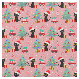 Christmas Cats Fabric